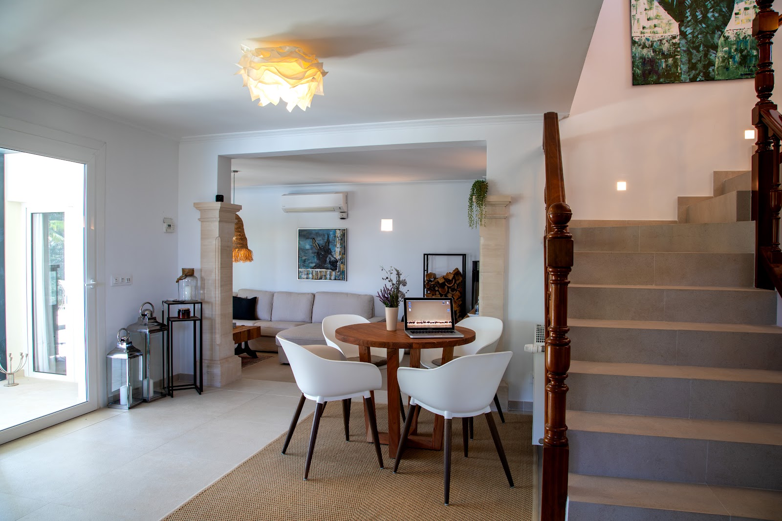 Open plan living area