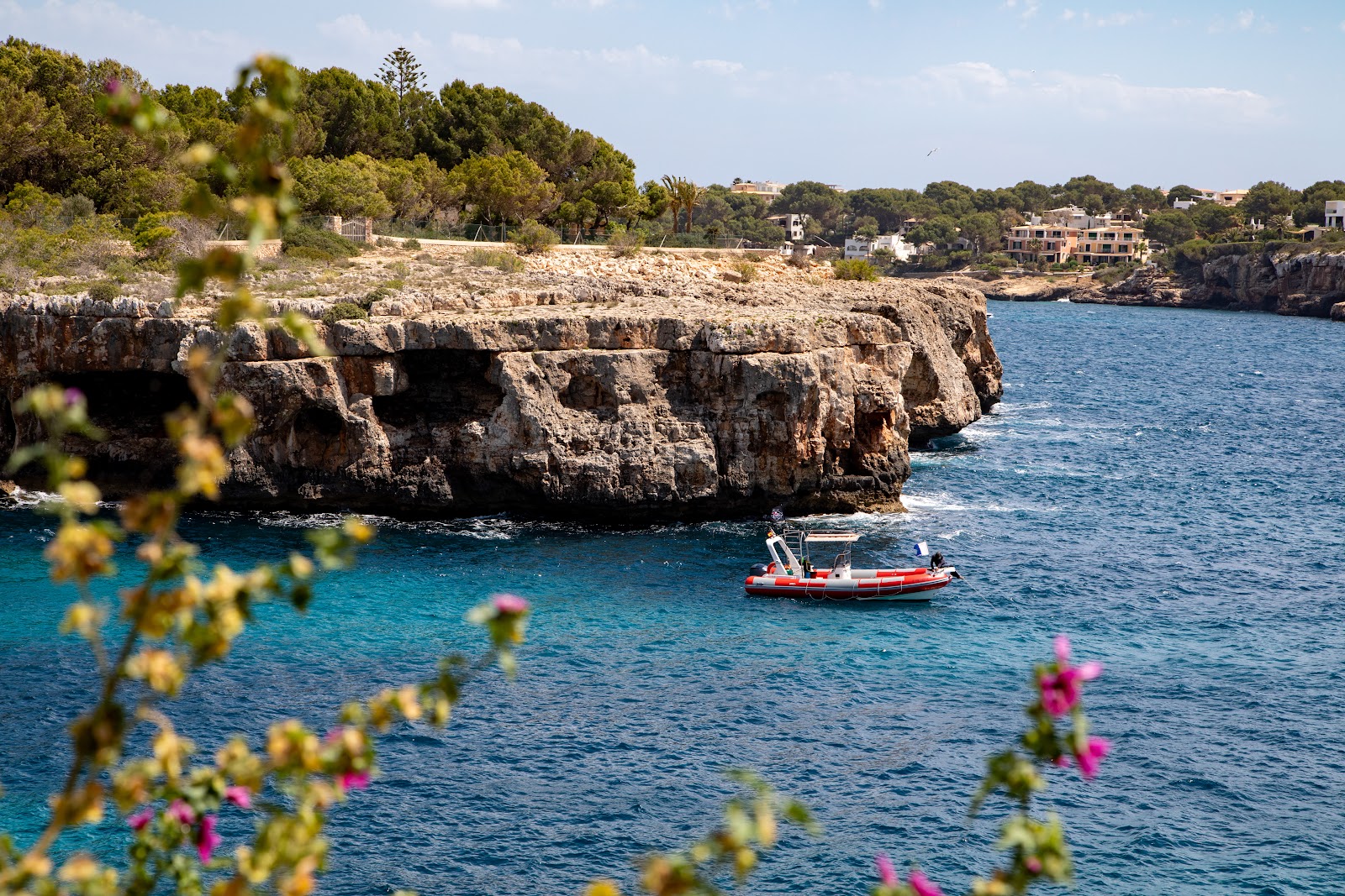 Portocolom natural harbour bay