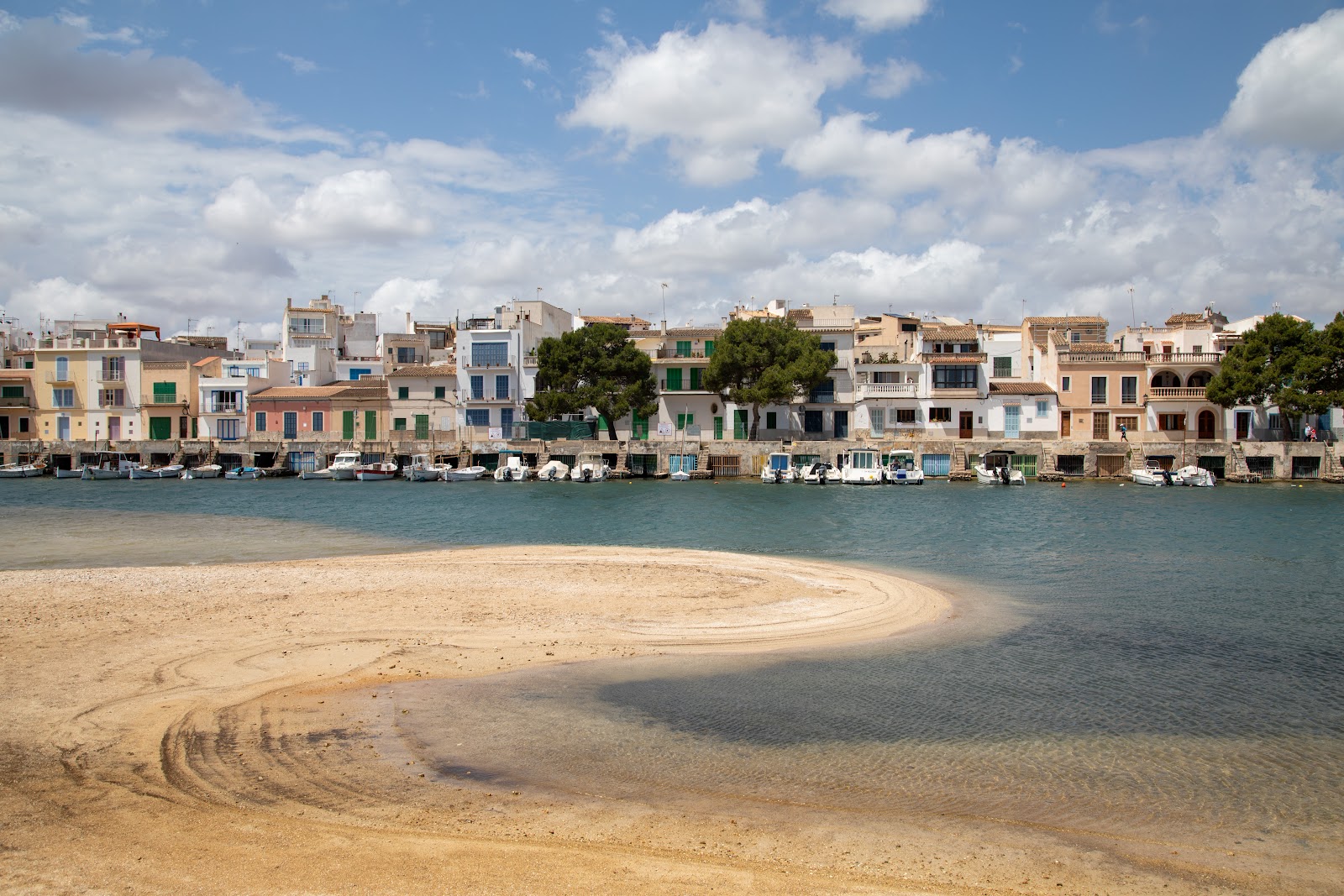 Portocolom town waterfront
