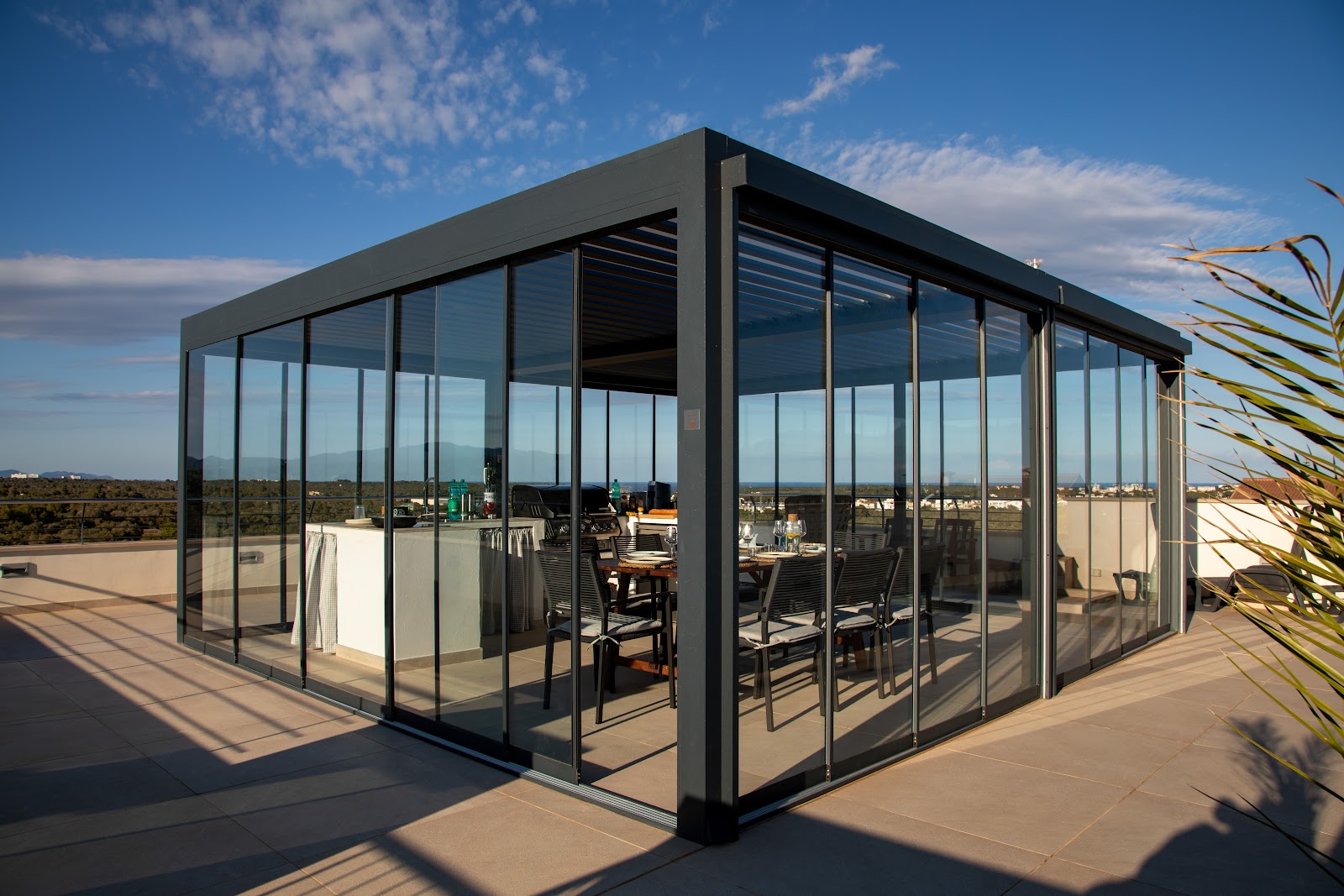 360° rooftop terrace views over Portocolom